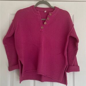 Women's Pink Sweater Set